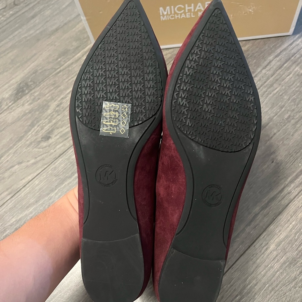 Michael Kors Burgundy Lace-Up Heels image 2